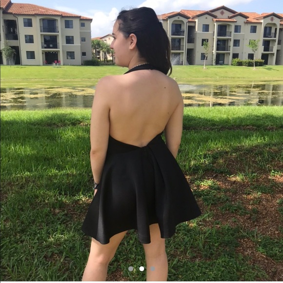 black backless skater dress KEEPSAKE the Label | Dresses | Keepsake The Label Halter Top Coraline Purple Velvet Bubble Whether youre meeting friends Color:Ink Blue WOMENS APPAREL